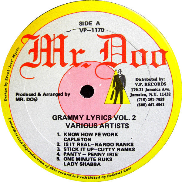 Various : Grammy Lyrics Vol. 2 (LP, Comp)