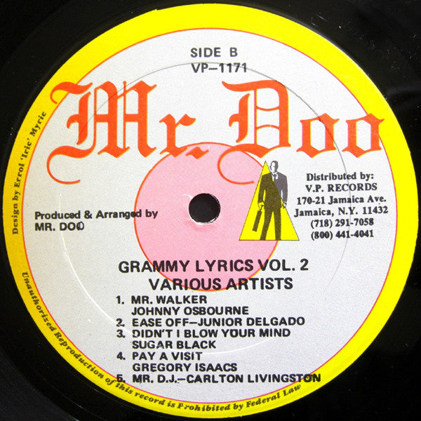 Various : Grammy Lyrics Vol. 2 (LP, Comp)