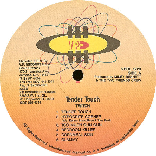 Twitch* : Tender Touch (LP, Album)