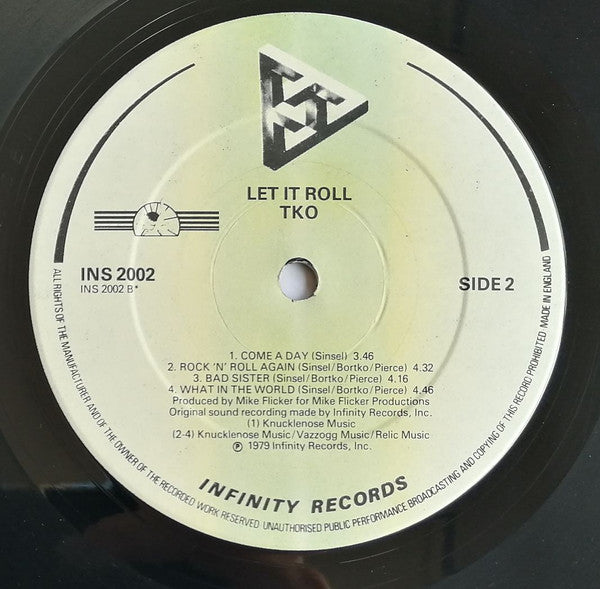 TKO (5) : Let It Roll (LP, Album)