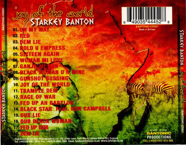 Starkey Banton : Joy Of The World (CD, Album)