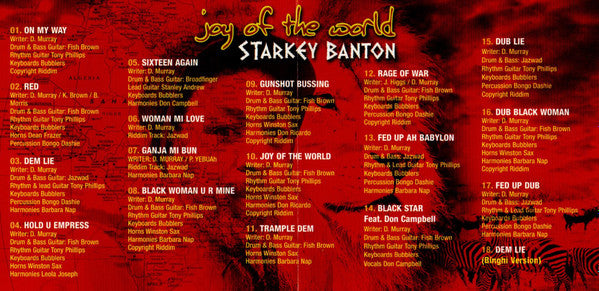 Starkey Banton : Joy Of The World (CD, Album)