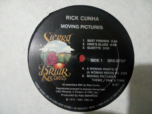Rick Cunha : Moving Pictures (LP, Album)