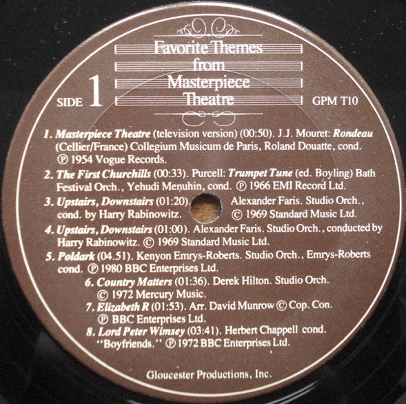 Various : Favorite Themes From Masterpiece Theatre (LP)