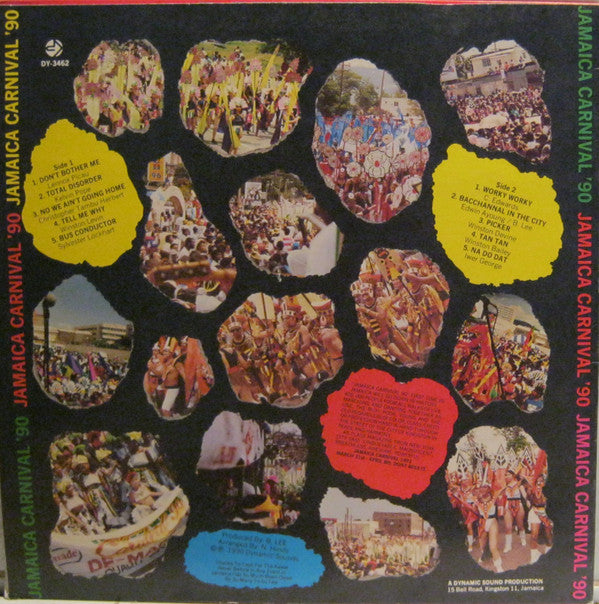 Byron Lee And The Dragonaires : Jamaica Carnival '90 (LP, Album)
