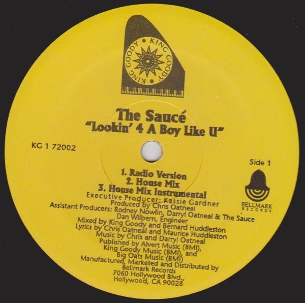 The Saucé : Lookin' 4 A Boy Like U (12")