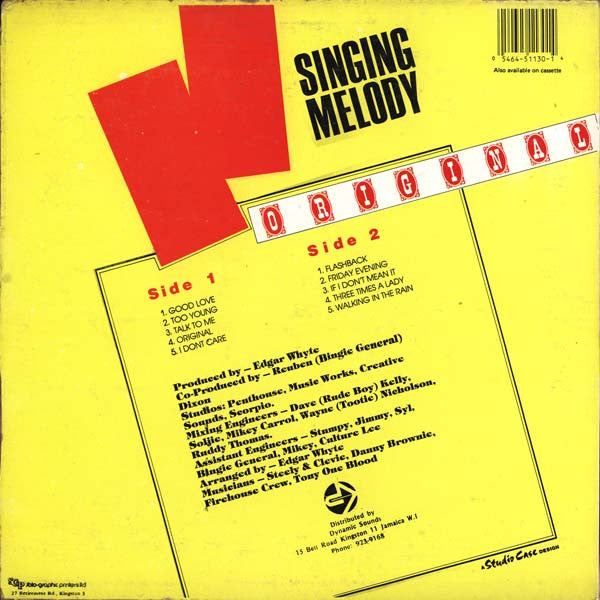 Singing Melody : Original (LP, Album)