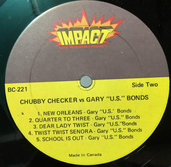 Chubby Checker, Gary U.S. Bonds : Chubby Checker Vs Gary U.S. Bonds (LP, Comp)