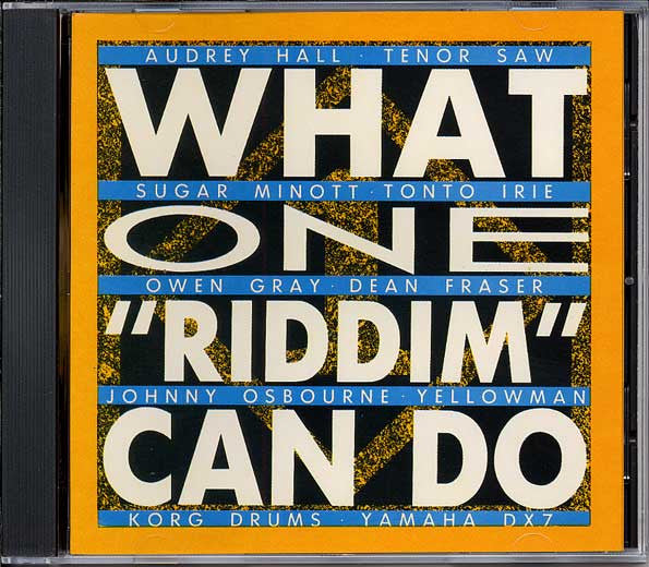 Various : What One "Riddim" Can Do (CD, Comp, RE)
