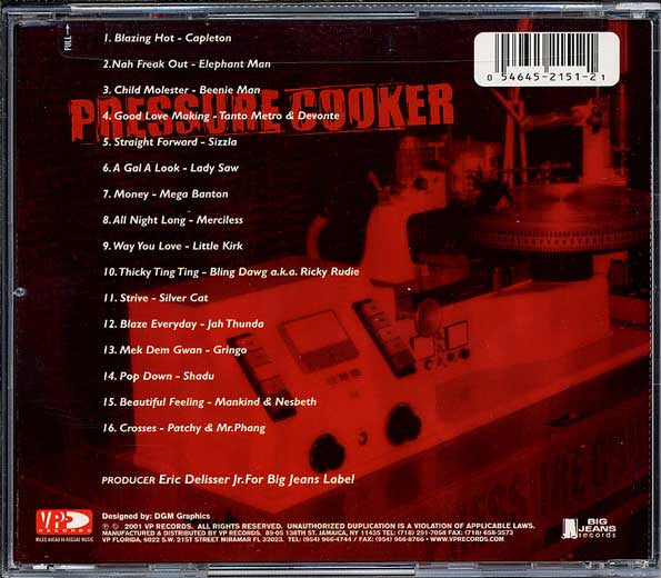 Various : Pressure Cooker (CD, Comp)