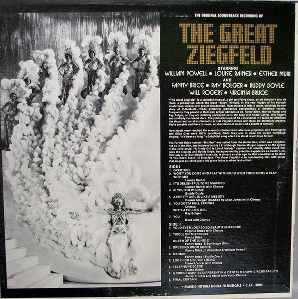 Various : The Great Ziegfeld (LP, Album)