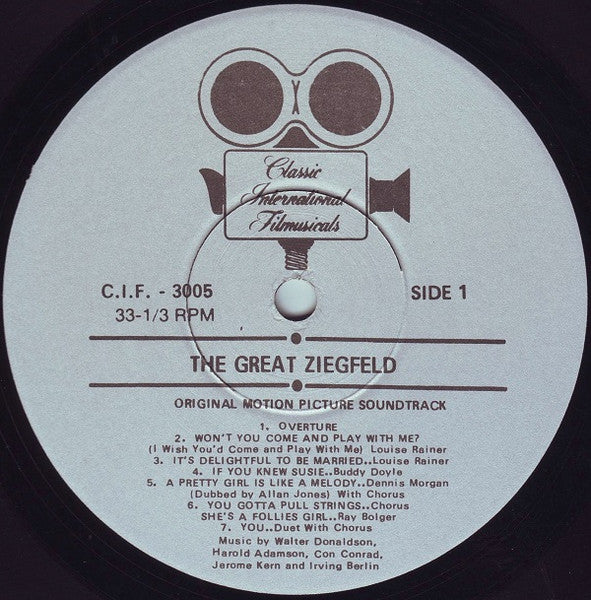 Various : The Great Ziegfeld (LP, Album)