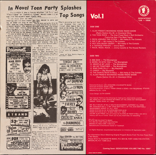 Various : Dedication Vol.1 (LP, Comp)