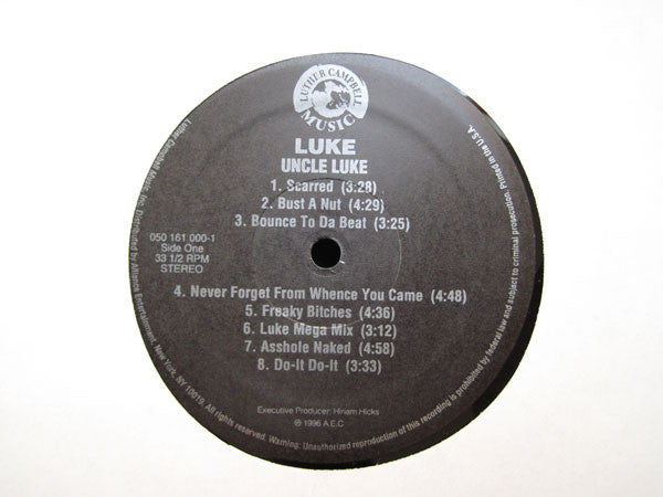 Luke : Uncle Luke (LP, Album)