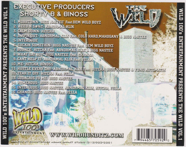 Various : Wild 100's Entertainment Presents The Wild Vol.1 (CD, Comp)