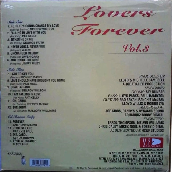 Various : Lovers Forever Vol.3 (LP, Comp)