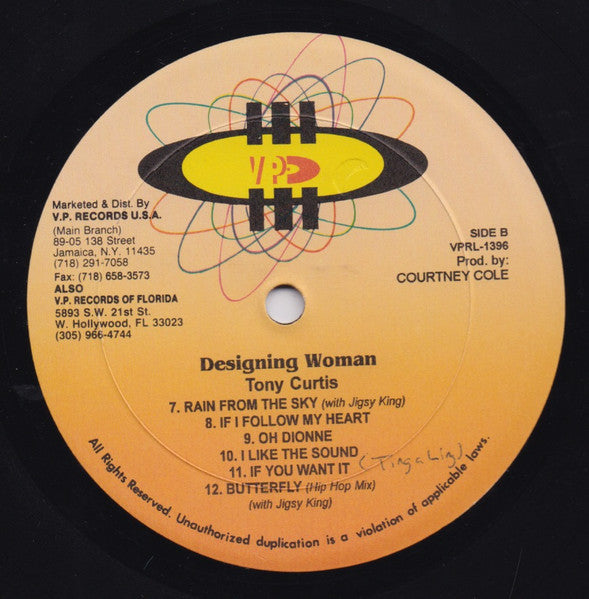 Tony Curtis : Designing Woman (LP, Album)