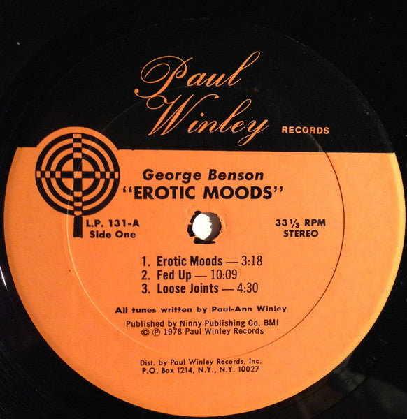 George Benson : Erotic Moods (LP, Album, RP)