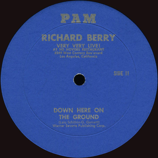 Richard Berry & Soul Serchers* : Wild Berry! - Live From H.D. Hover Century Restaurant (LP, Album)