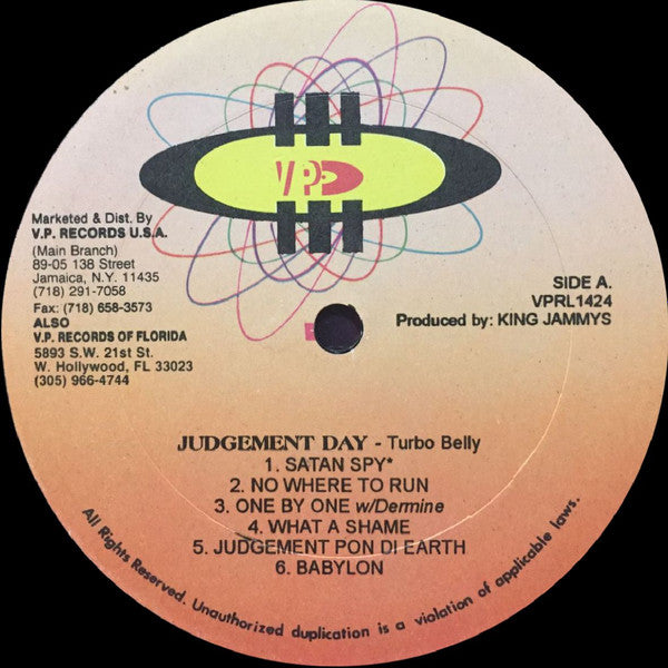 Turbo Belly : Judgement Day (LP, Album)