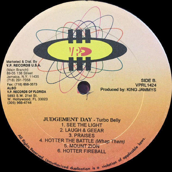 Turbo Belly : Judgement Day (LP, Album)