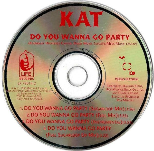 Kat (11) : Do You Wanna Go Party (CD, Maxi)