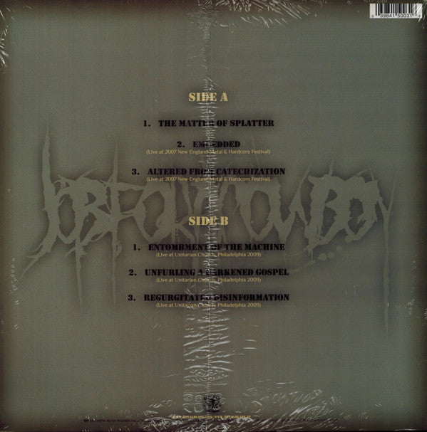 Job For A Cowboy : Live Ruination (10", M/Print, Red)