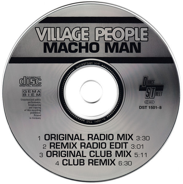 Village People : Macho Man (CD, Maxi)