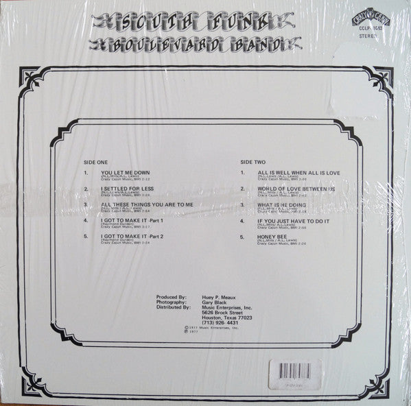 South Funk Blvd. : South Funk Boulevard Band (LP, Album, RE)