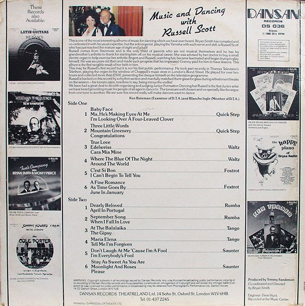 Russell Scott (4) : Music & Dancing For All Ages (LP)