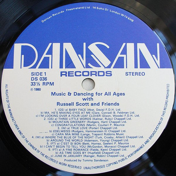 Russell Scott (4) : Music & Dancing For All Ages (LP)