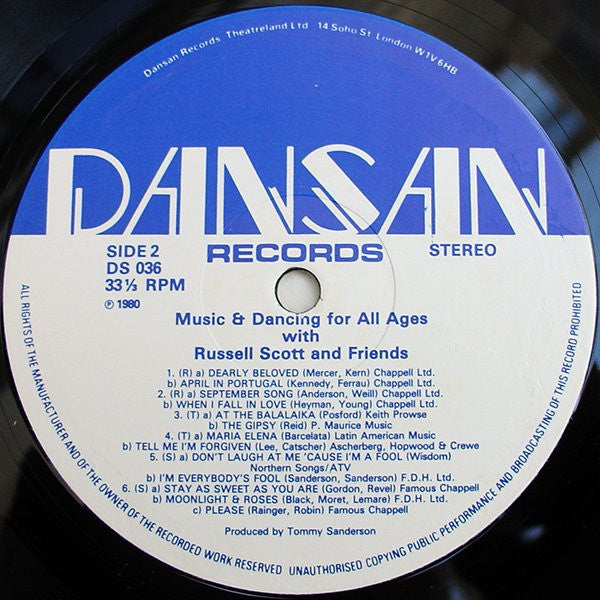 Russell Scott (4) : Music & Dancing For All Ages (LP)
