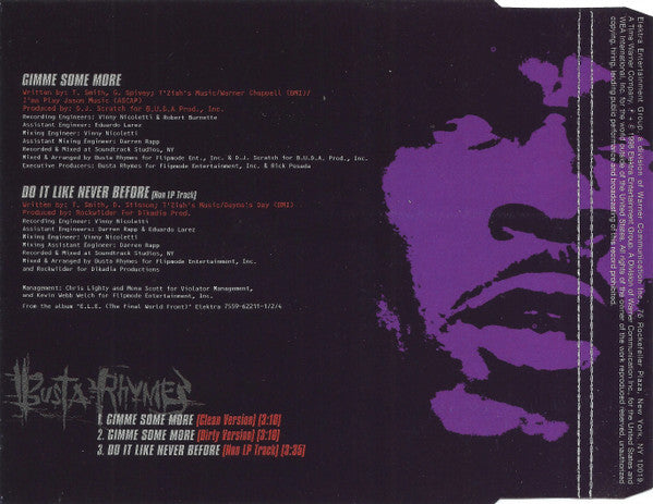 Busta Rhymes : Gimme Some More (CD, Single)