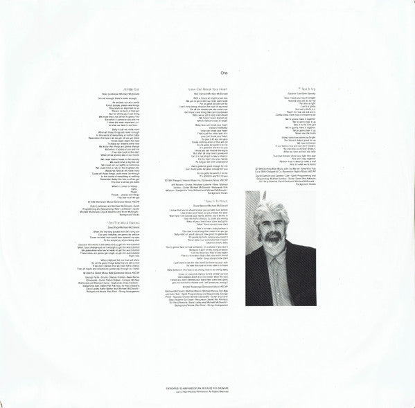Michael McDonald : Take It To Heart (LP, Album)