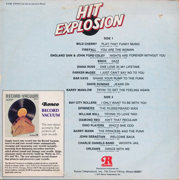Various : Hit Explosion (LP, Comp)