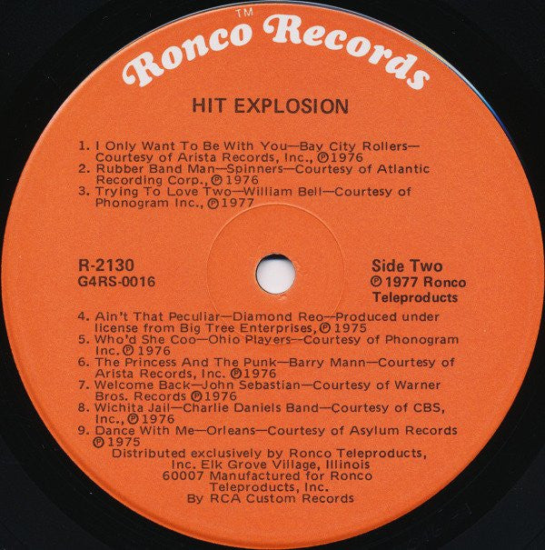 Various : Hit Explosion (LP, Comp)