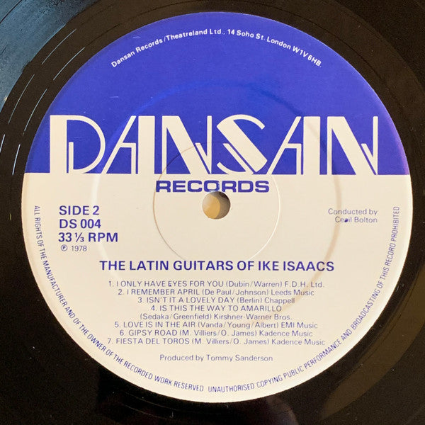 Ike Isaacs : The Latin Guitars Of Ike Isaacs (LP, Album)