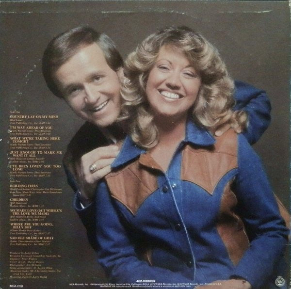 Bill Anderson (2) & Mary Lou Turner : Billy Boy & Mary Lou (LP, Album, Glo)