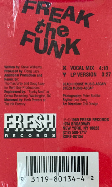 Stēzo* : Freak The Funk (Cass, Single)