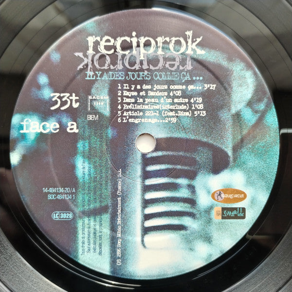 Reciprok : Il Y A Des Jours Comme Ca... (LP, Album)