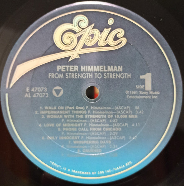 Peter Himmelman : From Strength To Strength (LP, Album)