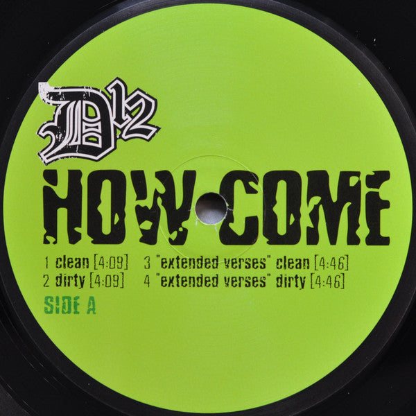 D12 : How Come / American Psycho (12", Single)