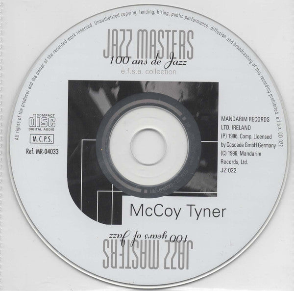 McCoy Tyner : Jazz Masters (100 Ans De Jazz) (CD, Album, RE)