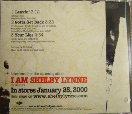 Shelby Lynne : I Am Shelby Lynne (CD, Promo, Smplr)