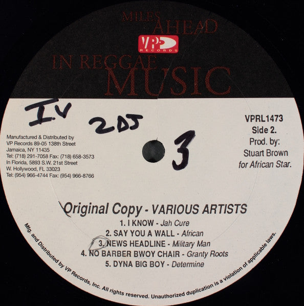 Various : Original Copy (LP, Comp)