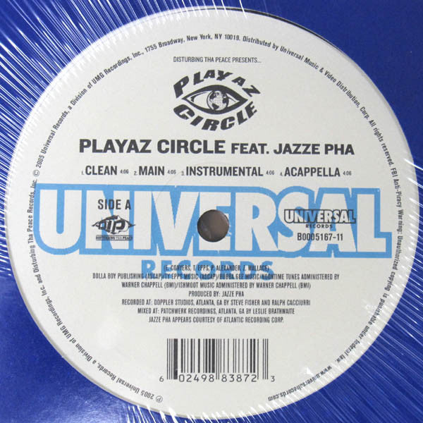 Playaz Circle : Playaz Circle / Gucci Bag (12", Single)