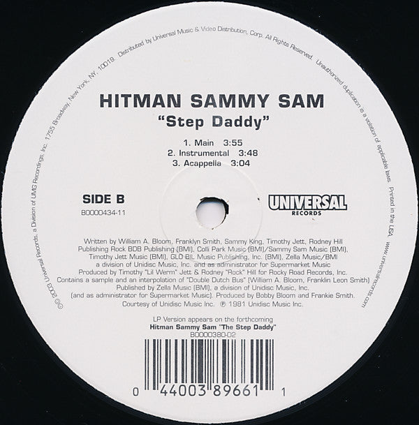 Hitman Sammy Sam* : Step Daddy (12")