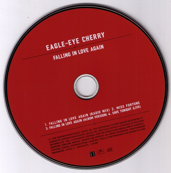 Eagle-Eye Cherry : Falling In Love Again (CD, Single)