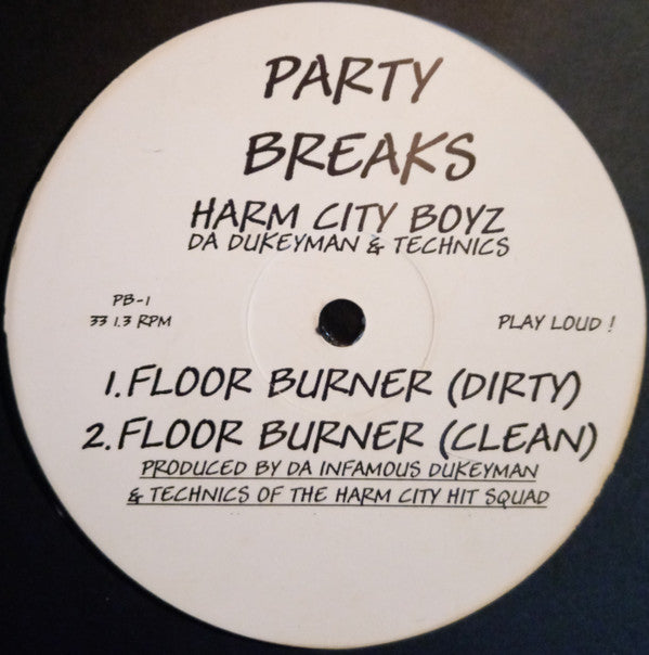 Harm City Boyz, Da Dukeyman* & Technics* : Kidnap Dat Beat (12")