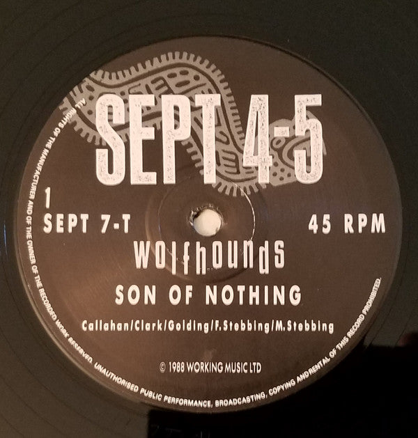 The Wolfhounds : Son Of Nothing (12")